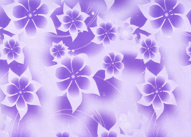 Purple Flowers Printed PPGI Coated Steel Coil TNF015YP